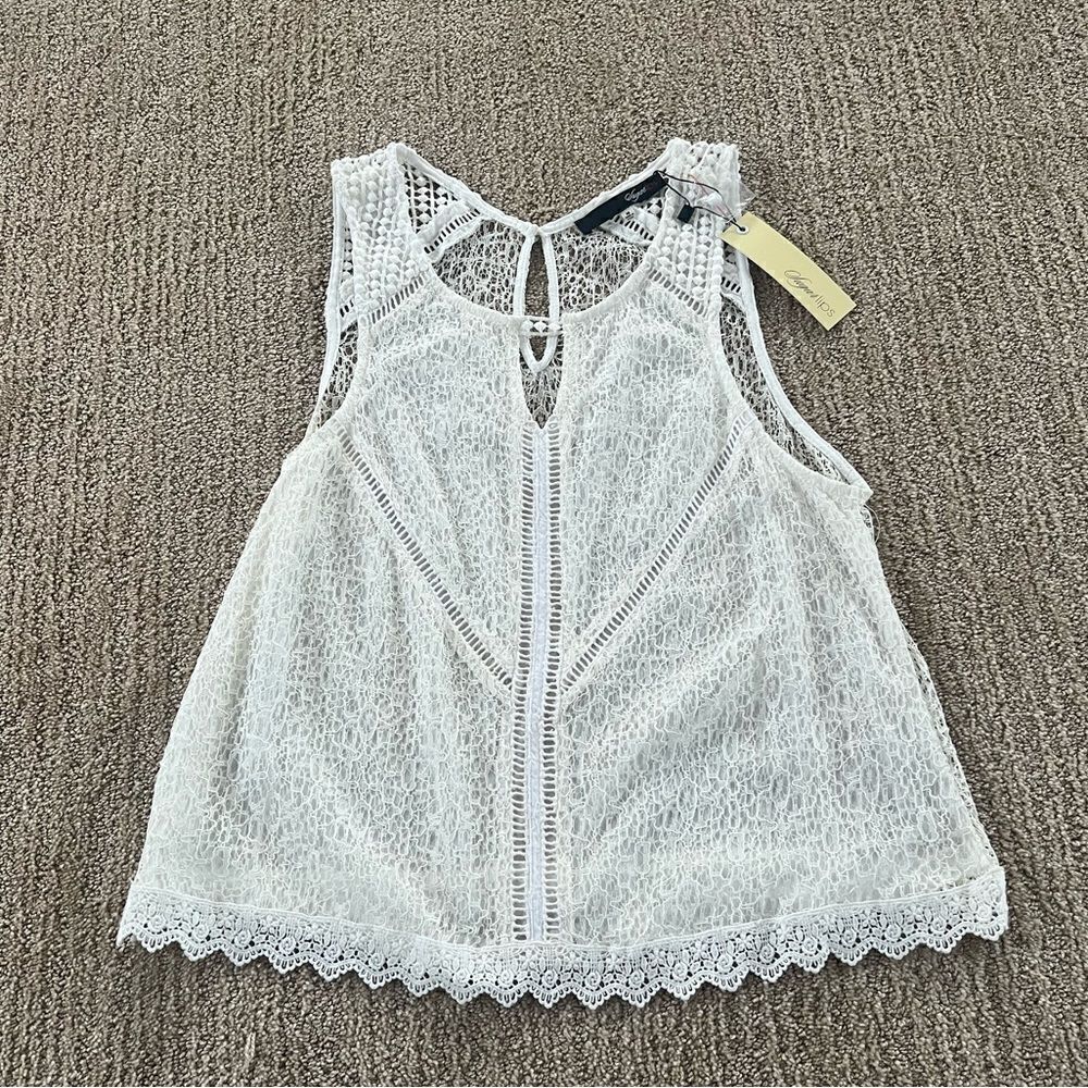 Sugarlips White Lace Blouse